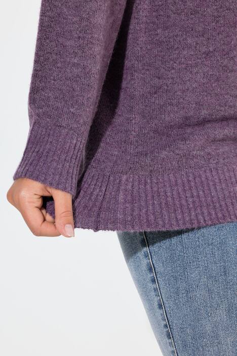 Pull norvégien, col rond et manches longues raglan