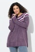 Pull norvégien, col rond et manches longues raglan