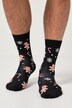 Chaussettes de Noël JP1880, motif bonhomme en pain d'épices, une paire