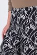 Jersey broek, wijde rechte pijp, elastische tailleband