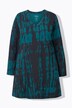 Batik Print Empire Knit Pocket Tunic