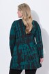 Batik Print Empire Knit Pocket Tunic