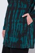 Batik Print Empire Knit Pocket Tunic
