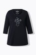 Shirt, Ziersteine, A-Linie, Rundhals, 3/4-Arm, Pima Cotton