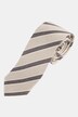 Silkeslips, striper, ekstra lengde, 7,5 cm bredt