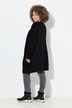 Cardigan long à col en V, manches longues et fermeture boutonnée