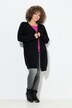 Cardigan long à col en V, manches longues et fermeture boutonnée