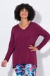 T-shirt en maille, manches longues, coupe évasée
