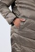 HYPRAR Metallic Quilted Coat