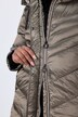 HYPRAR Metallic Quilted Coat