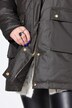 Coated jasje, A-lijn, 'gewassen'-look, corduroy kraag, Britse look