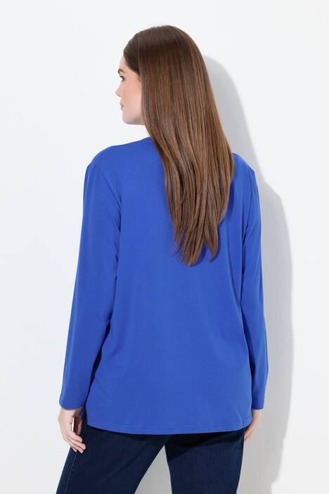 Shirt, Relaxed, Rundhalsausschnitt, Langarm