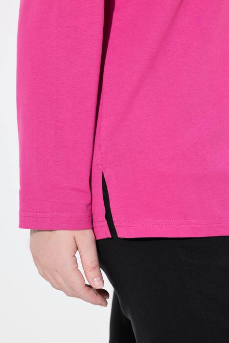 Shirt, relaxed, ronde hals, lange mouwen