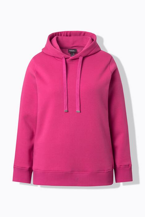 Hoodie, geribbelde boorden, capuchon, lange mouwen