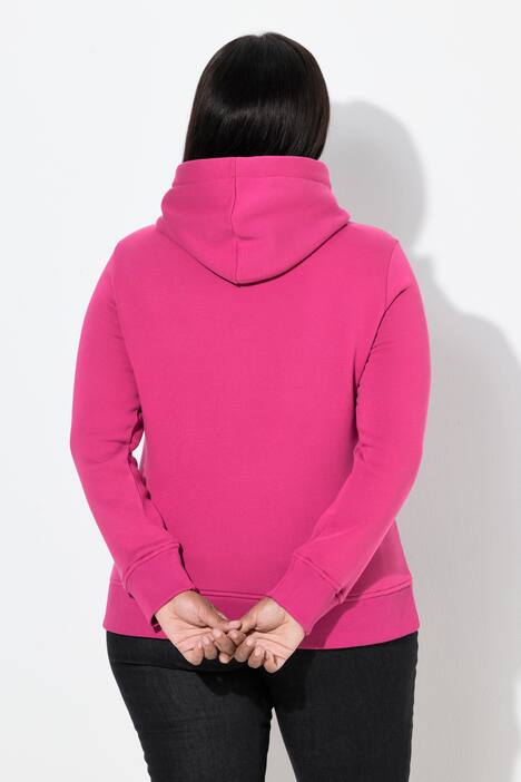 Hoodie, geribbelde boorden, capuchon, lange mouwen