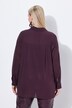 Blouse, siersteentjes, overhemdkraag, lange mouwen