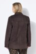 Blazer, Loose A-lijn, suède, revers, volledig gevoerd