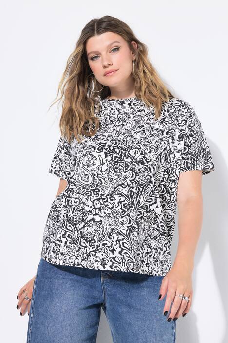 T-Shirt, oversized, Paisley