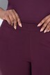 Pantaloni in jersey punto Roma con taglio della gamba dritto e ampio e cintura elastica