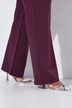 Pantaloni in jersey punto Roma con taglio della gamba dritto e ampio e cintura elastica