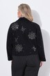 Jakke, broderi, kort, ståkrage, langermet