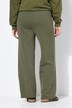 Pantalón, pernera ancha, cintura alta, brillo Jacquard