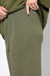 Pantalón, pernera ancha, cintura alta, brillo Jacquard