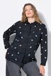 Camicia dal taglio squadrato con ricami floreali