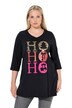 Dlouhé tričko, Ho Ho Ho, A střih, výstřih do V, dlouhé rukávy