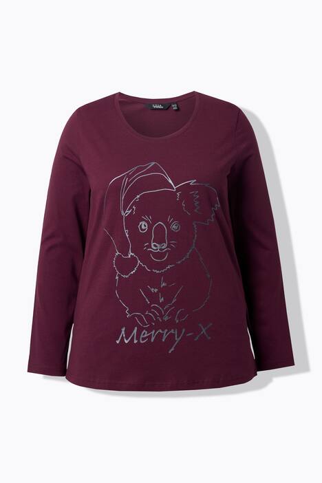 T-shirt de Noël Classic à col rond et manches longues