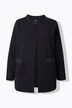 Sweatvest, siersteentjes, ronde hals, haaksluiting