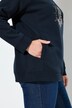 Sweat-shirt à col montant et manches longues, flocon de neige