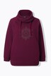 Sweat-shirt à col montant et manches longues, flocon de neige