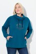 Sweat-shirt à col montant et manches longues, flocon de neige