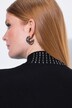 Flared Sleeve Turtleneck Sweater