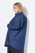 Skjortebluse, oversized, denim look, lange ermer for innvendig rynking