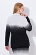 Gebreide blazer, kleurverloop, reverskraag, lange mouwen