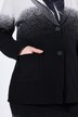 Gebreide blazer, kleurverloop, reverskraag, lange mouwen