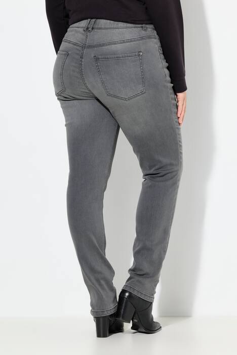 Jeans Sarah, Ziernieten, schmales Bein, Komfortbund
