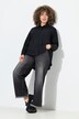 Jeans Mary, sierstuds, wijde pijpen, comfortabele tailleband