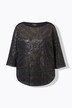 Blouse doublée, encolure bateau et manches 3/4