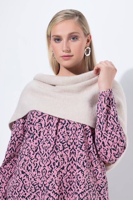 Snood / foulard tubulaire en maille fine