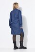 Robe chemisier oversize, patte de boutonnage avec boutons-pression, tissu aspect denim