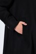 Cappotto dal taglio svasato con effetto lana e collo con risvolti