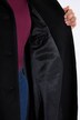 Cappotto dal taglio svasato con effetto lana e collo con risvolti