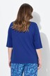 T-shirt de pyjama en coton bio, décolleté bateau et manches 3/4