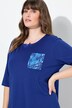T-shirt de pyjama en coton bio, décolleté bateau et manches 3/4