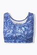 Bustier, brede bandjes, zonder beugels, biologisch katoen