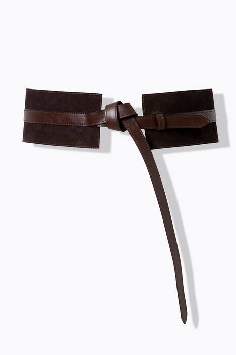 Strikceintuur, leermix, one-size-fits-all