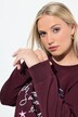 Sweatshirt met kerstmotief, strikjes, ronde hals, lange mouwen